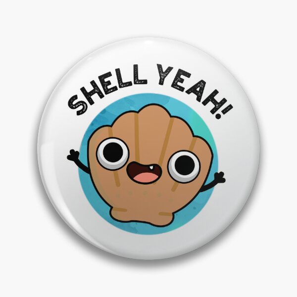 Item preview, Shell Yeah Funny Seashell Puns  designed and sold by punnybone.
