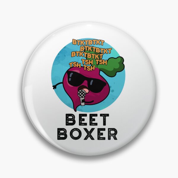 Item preview, Beet Boxer Beatbox Funny Veggie Puns  designed and sold by punnybone.