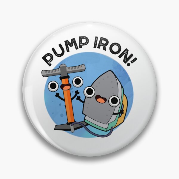 Item preview, Pump Iron Funny Exercise Puns  designed and sold by punnybone.