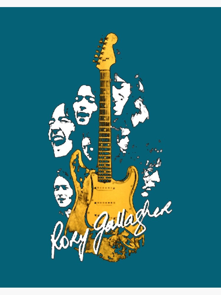 Art Guitarist Print blues | by Rory Board Legend Gallagher \