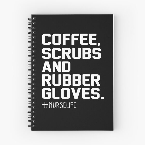 Item preview, coffee crubs and rubber gloves designed and sold by KirstixCo.