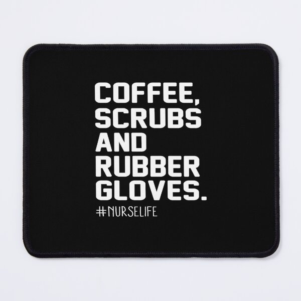 Item preview, coffee crubs and rubber gloves designed and sold by KirstixCo.