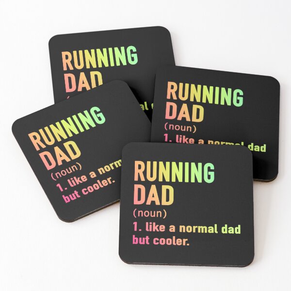 Item preview, Mens Running Dad Like A Normal Dad But Cooler Running Father Running Hobby Lovers Running Q designed and sold by amberk1cira.
