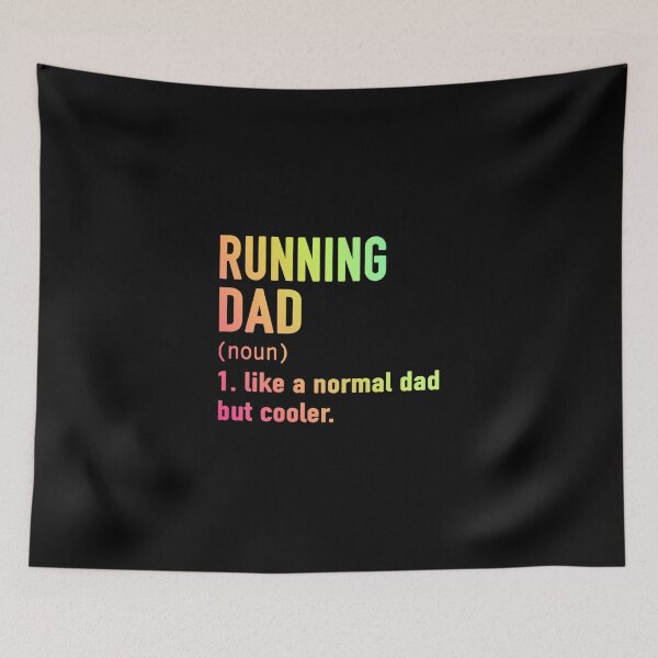 Item preview, Mens Running Dad Like A Normal Dad But Cooler Running Father Running Hobby Lovers Running Q designed and sold by amberk1cira.