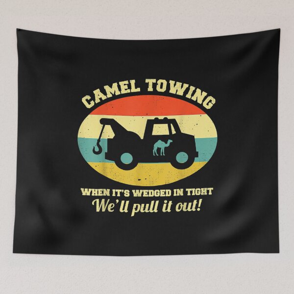 Item preview, Camel Towing Retro Adult Humor Saying Funny Halloween designed and sold by JaySantos2022.
