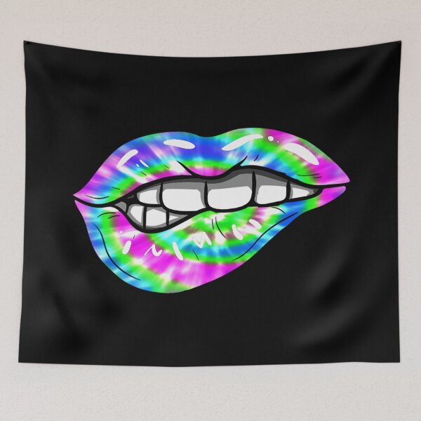 Item preview, Tie Dyed Lips designed and sold by FreakamaGeek.