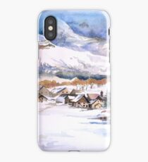 snow scene iPhone Case/Skin