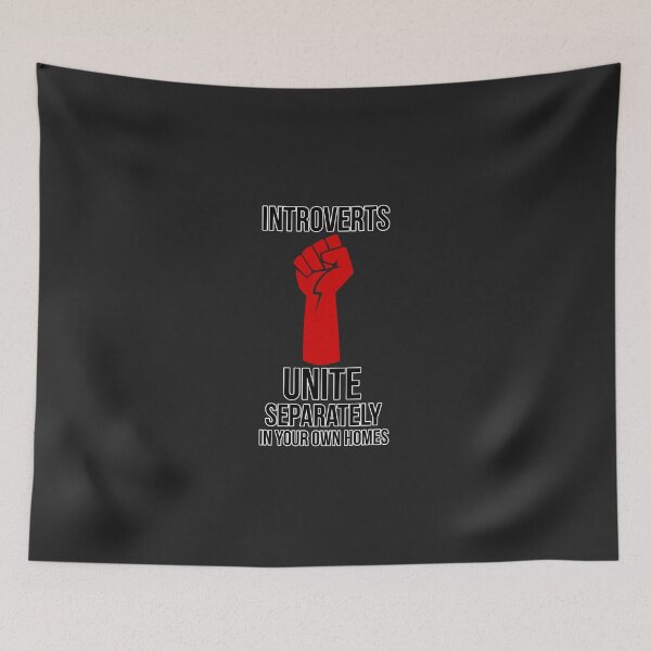Item preview, Introverts Unite E designed and sold by harrolaldet.
