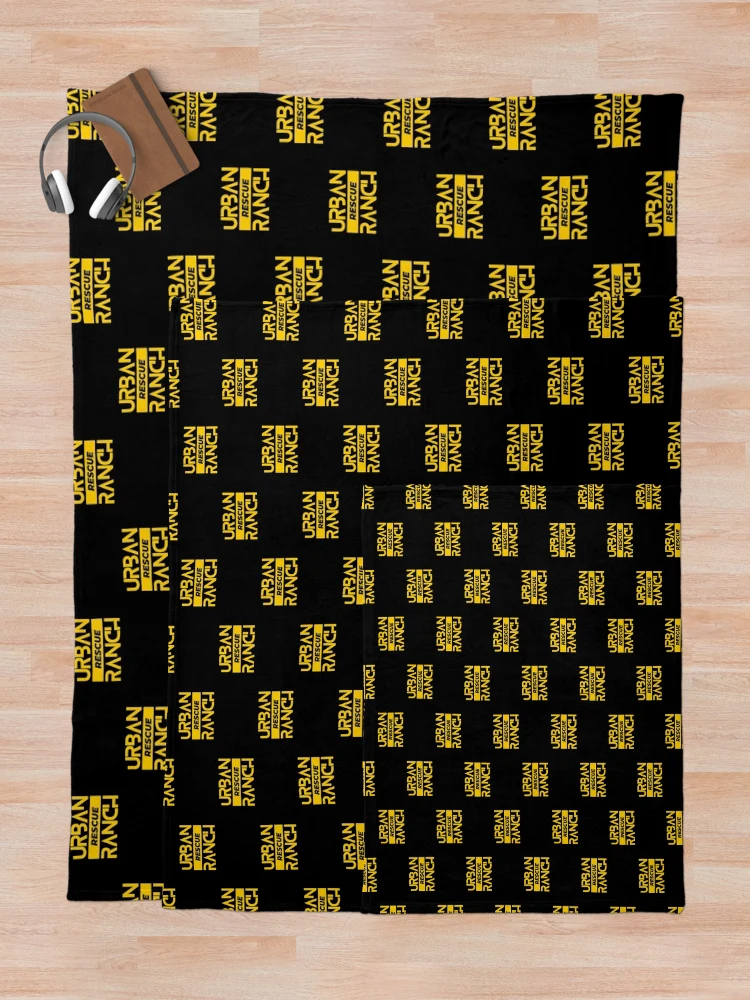 Thumbnail 5 of 6, Throw Blanket, Urban Rescue Ranch Farmers designed and sold by RandomDel.
