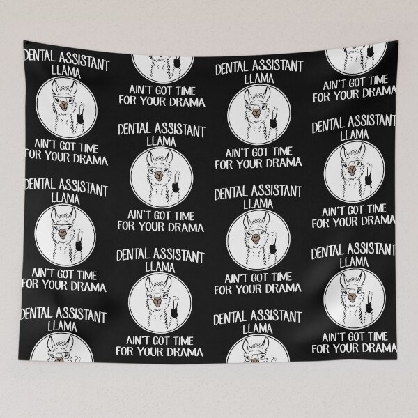 Item preview, DENTAL ASSISTANT LLAMA designed and sold by KirstixCo.