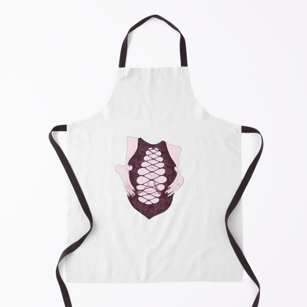 Item preview, Lace harness artwork - corset bust pink no.1 designed and sold by Balsamista-art.