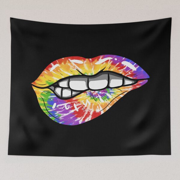 Item preview, Tie Dyed Lips designed and sold by FreakamaGeek.