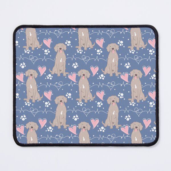 Item preview, LOVE Grey White Weimaraner designed and sold by Lulupainting.