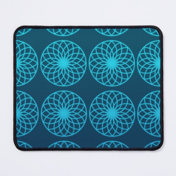 Item preview, Blue mandalas pattern designed and sold by MinEkkoArt.