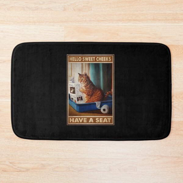 Item preview, Hello sweet cheeks have a seat cats lover designed and sold by reenea84.
