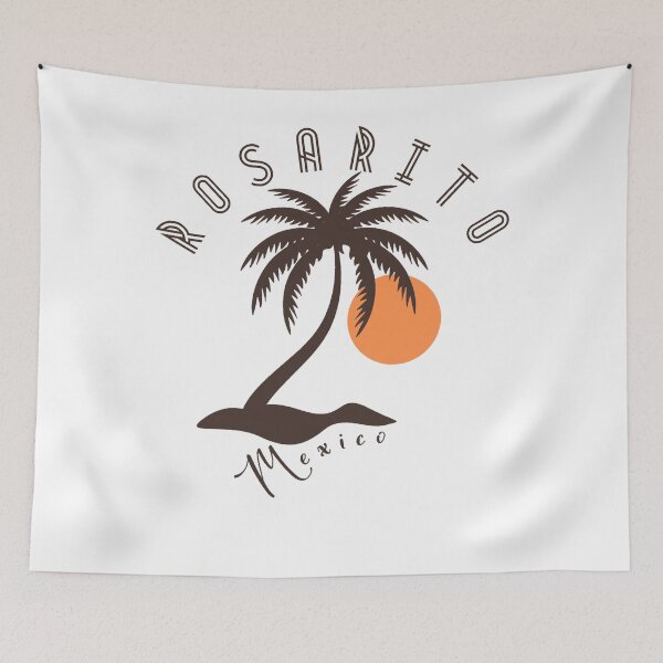 Item preview, Art Deco Rosarito Mexico - Brown - Retro Beach  Vacation  Cruise designed and sold by judithlouisexc.