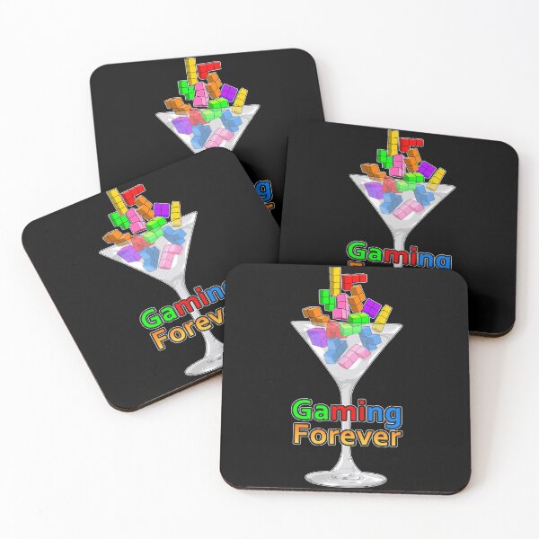 Item preview, A glass of Tetris (black) gaming forever designed and sold by NathanHinson.