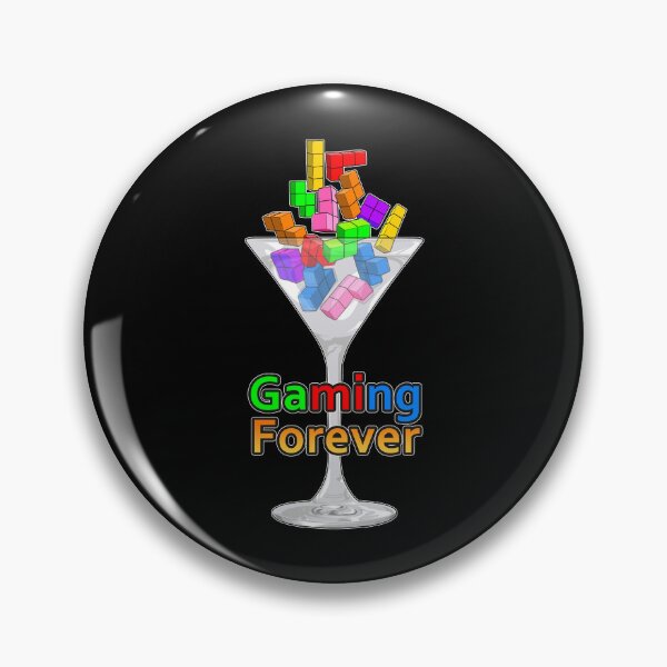 Item preview, A glass of Tetris (black) gaming forever designed and sold by NathanHinson.