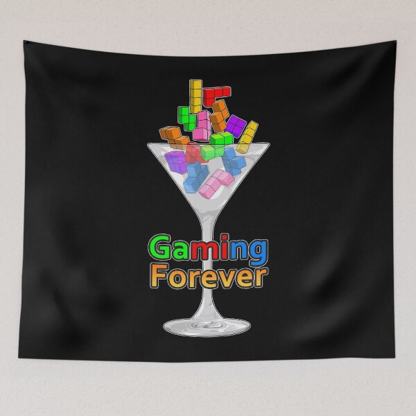 Item preview, A glass of Tetris (black) gaming forever designed and sold by NathanHinson.