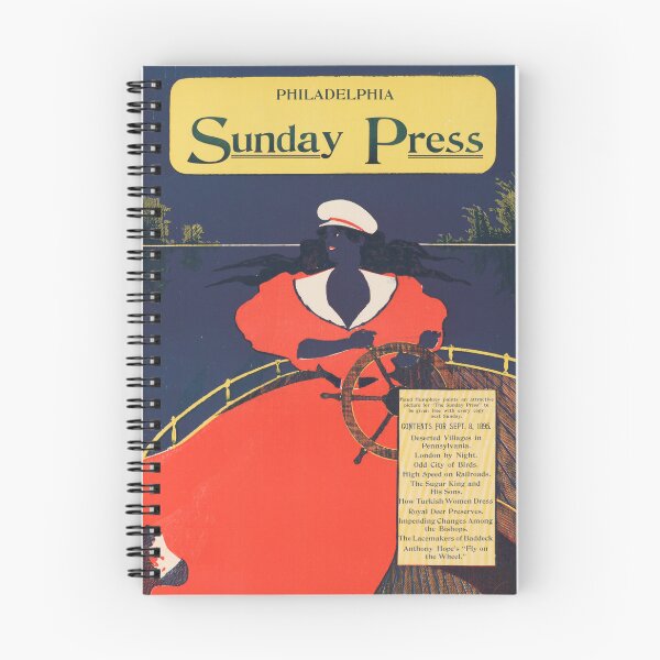 Item preview, Philadelphia SUNDAY PRESS September 1895 American Newspaper Publication Advertisement Poster by George Reiter Brill designed and sold by retroposters.