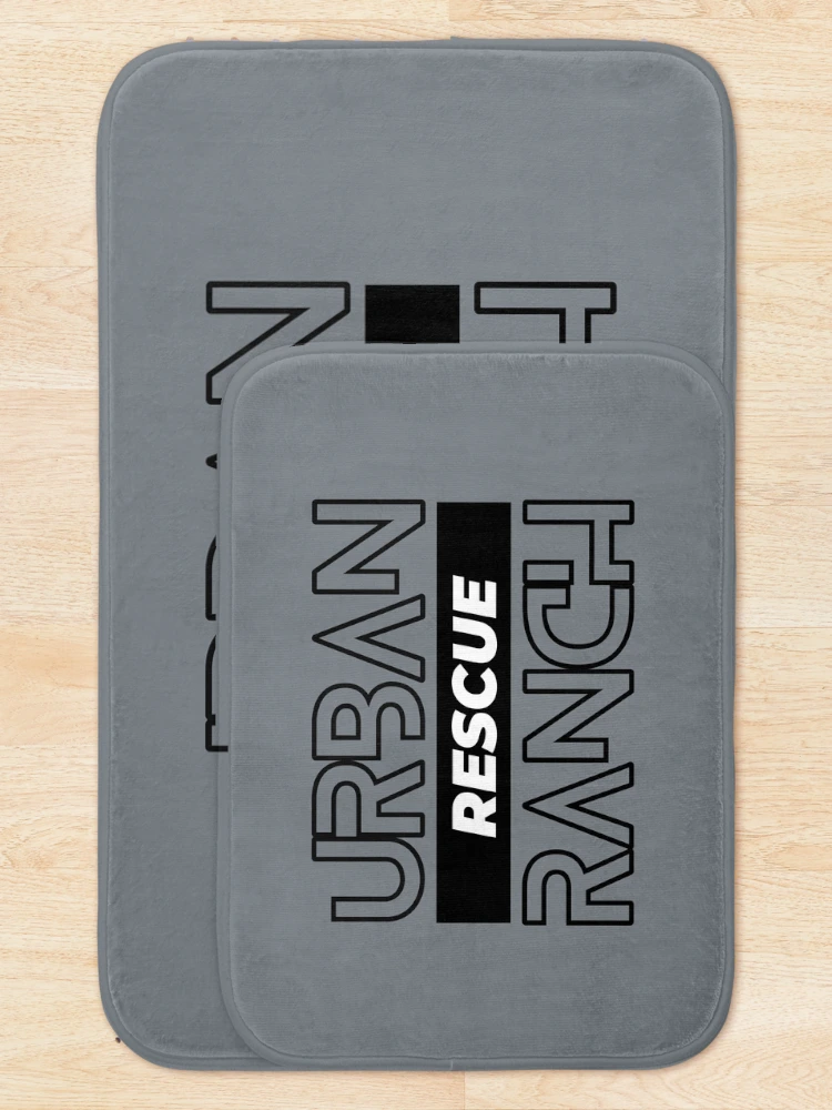 Thumbnail 5 of 6, Bath Mat, Urban Rescue Ranch Classic designed and sold by RandomDel.