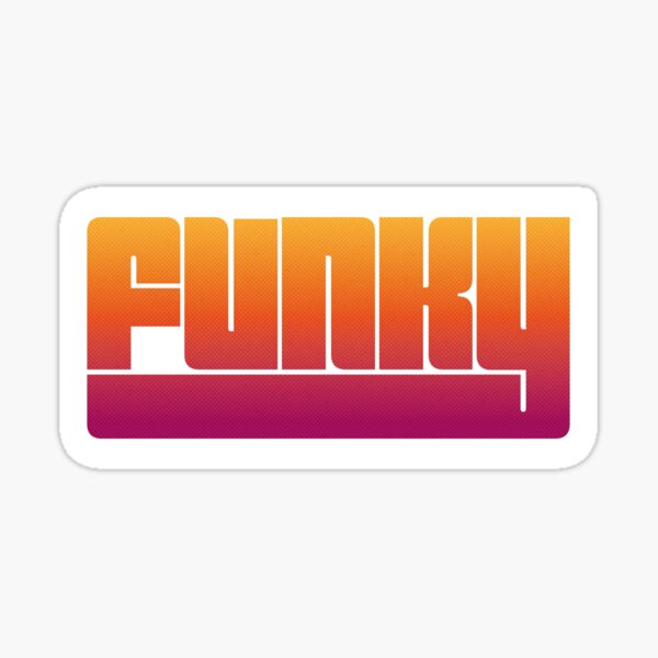 Funky music Sticker