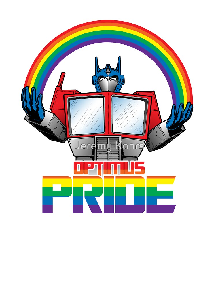 Optimus Pride Kids T Shirt By Kohrsfilms Redbubble