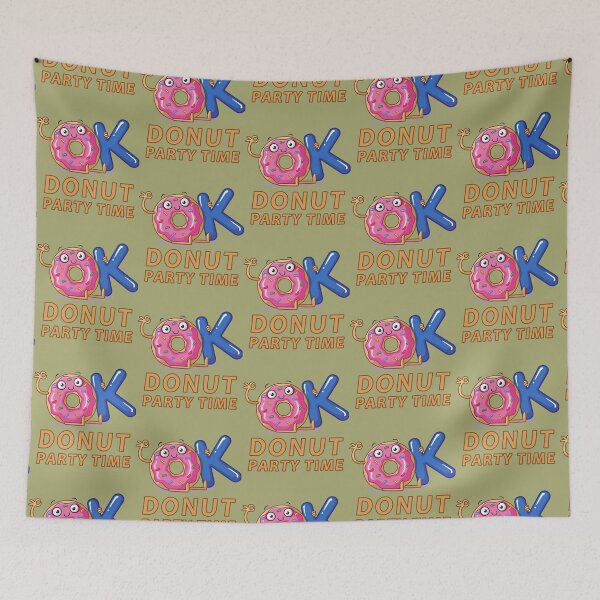 Item preview, donut party time designed and sold by MiniDaisyStored.