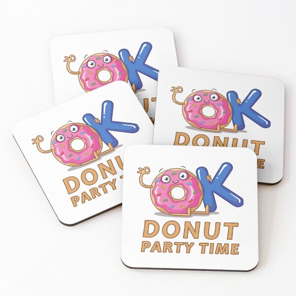 Item preview, donut party time designed and sold by MiniDaisyStored.