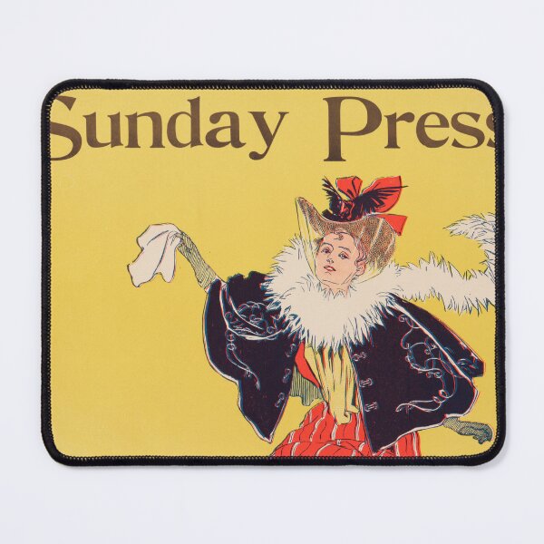 Item preview, PHILADELPHIA SUNDAY PRESS 1895 Old American Magazine Cover Art by George Reiter Brill designed and sold by retroposters.