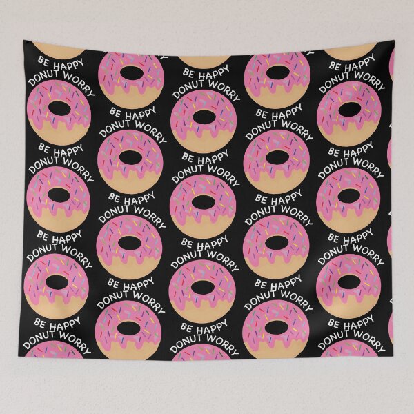 Item preview, Donut Worry Be Happy Fitted Scoop designed and sold by MiniDaisyStored.