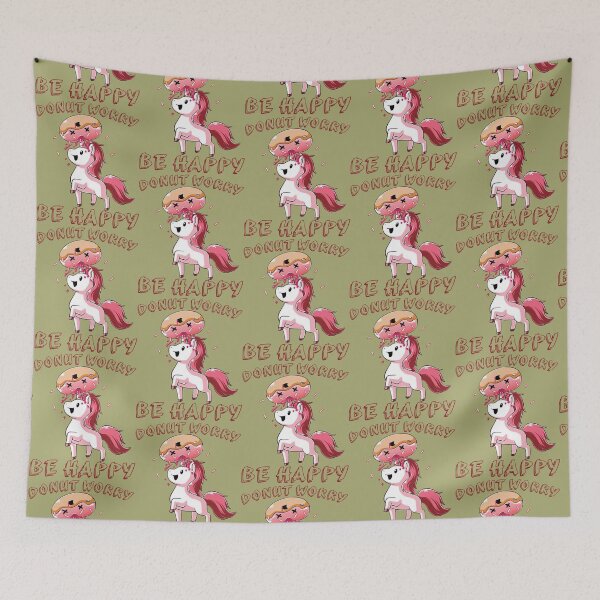 Item preview, DONUT WORRY JUST HAPPY, FUNNY DONUT LOVER designed and sold by MiniDaisyStored.