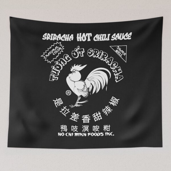 Item preview, Sriracha spicy rooster hot chili sauce designed and sold by DavidPindroh.