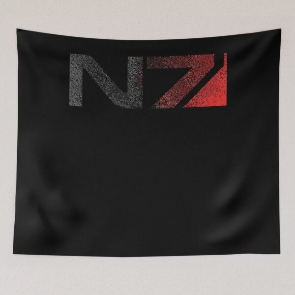 Item preview, MASS EFFECTS N7 DISTRESSED LOGO designed and sold by edensmr.