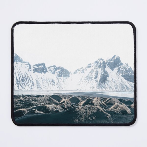 Item preview, Vestrahorn Snowcapped Mountains Winter Iceland designed and sold by PhotosByVille.