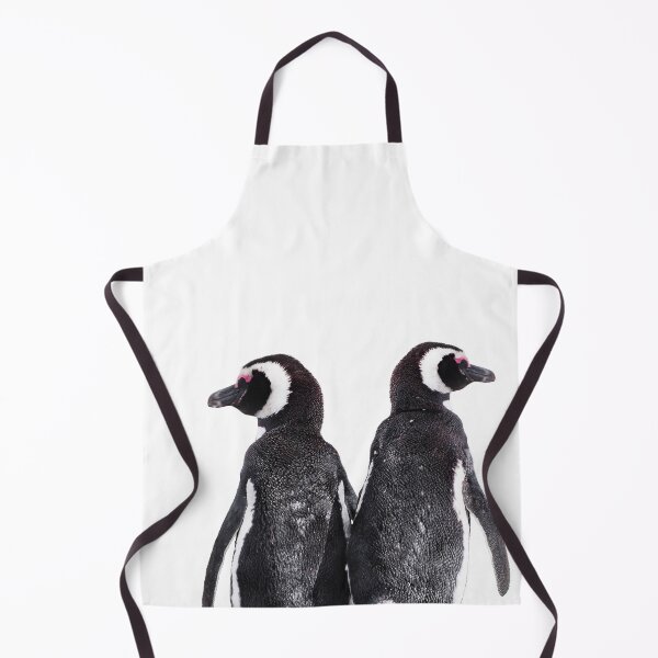 Item preview, Cute Magellanic Penguin Couple White Background designed and sold by PhotosByVille.