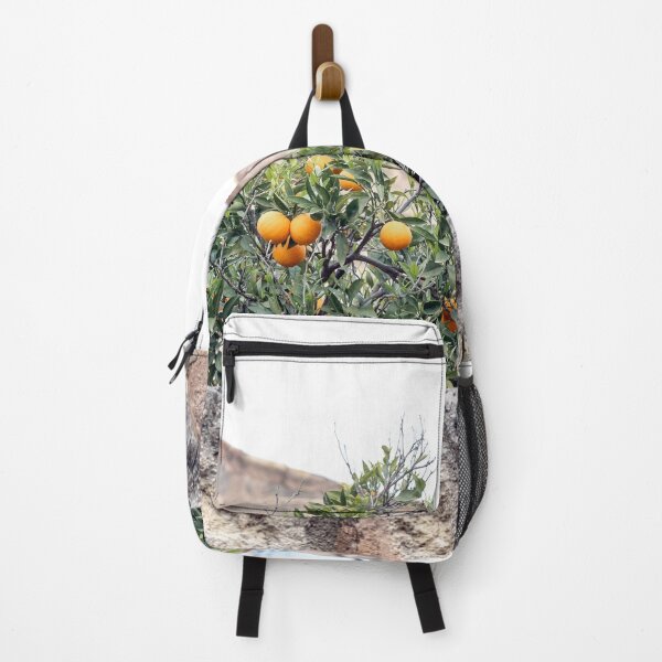 Item preview, Orange Tree Behind the Stonewall Mallorca Spain designed and sold by PhotosByVille.