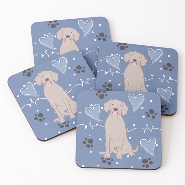 Item preview, LOVE Grey Weimaraner designed and sold by Lulupainting.