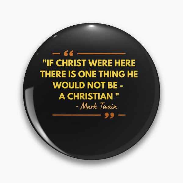 Item preview, Mark Twain Quote Original Design Tee and Stickers designed and sold by sugarcube1999.