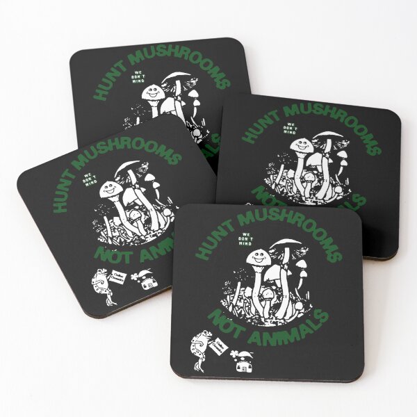 Item preview, Hunt Mushrooms Not Animals designed and sold by NathanHinson.