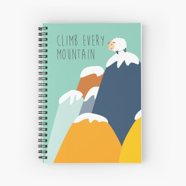 Sound of music sheep Spiral Notebook