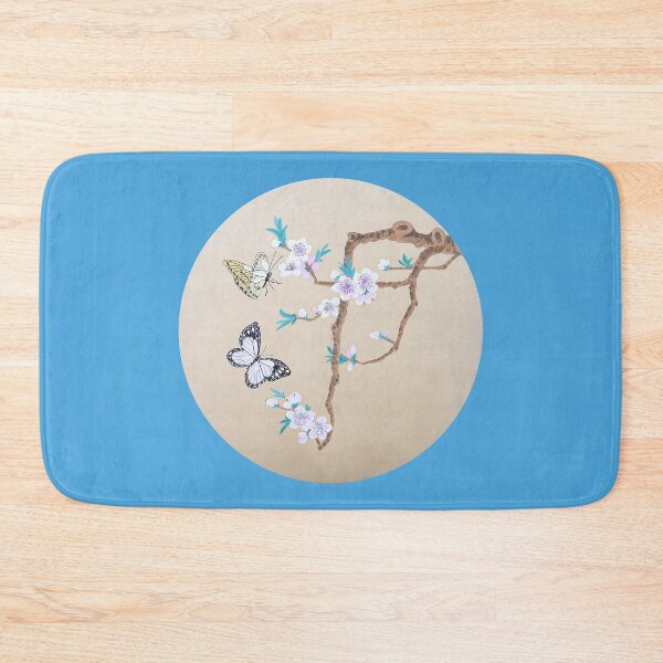 Item preview, Cherry Blossom Twig with Butterfly - round - no Cally designed and sold by Birgit Moldenhauer.