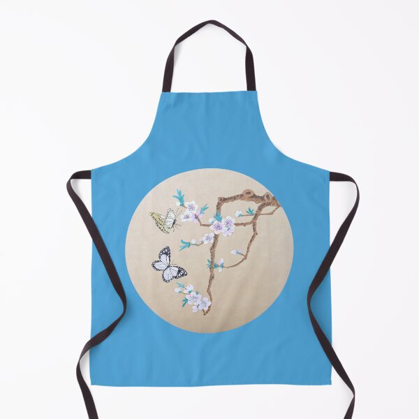 Item preview, Cherry Blossom Twig with Butterfly - round - no Cally designed and sold by Birgit Moldenhauer.