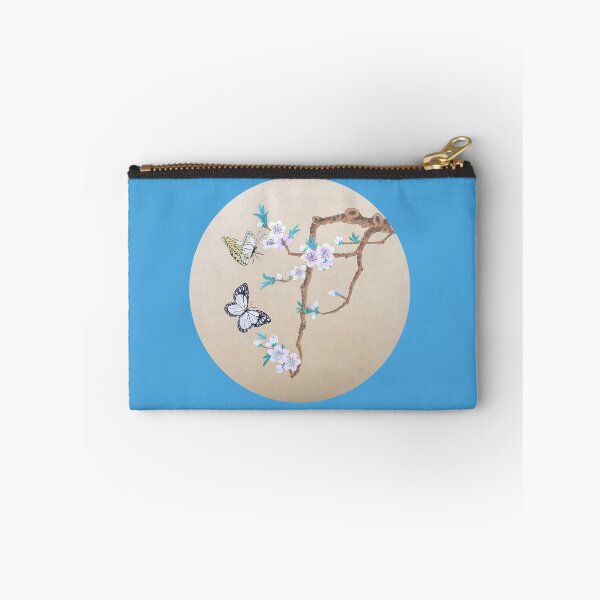 Item preview, Cherry Blossom Twig with Butterfly - round - no Cally designed and sold by Birgit Moldenhauer.