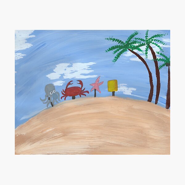 Above Bikini Bottom Photographic Print