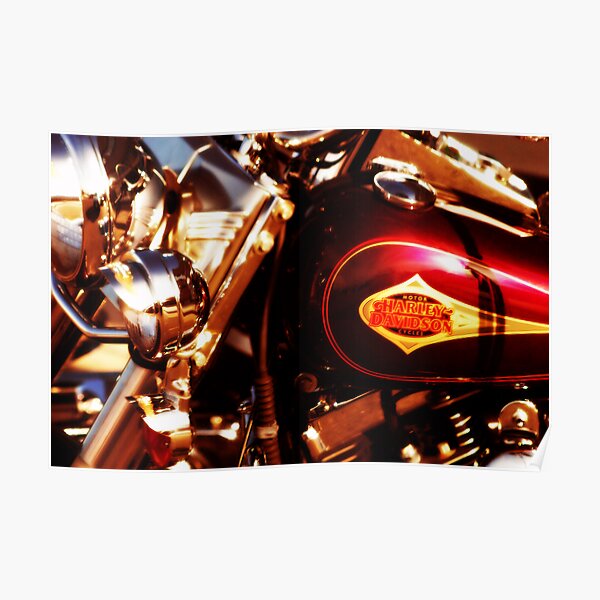 "Harley Davidson Gas Tank" Poster by photoforyou Redbubble