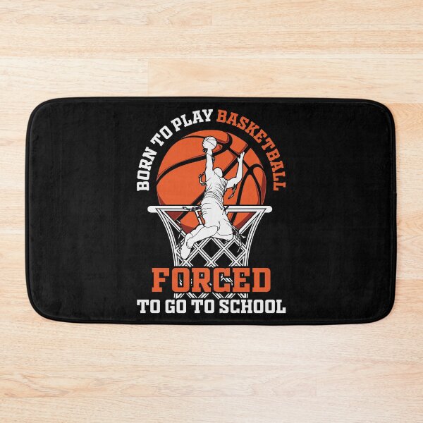 Item preview, Born To Play Basketball Forced To Goto School Basket Ball Player Classic Gift Premium Apparel Funny Holiday Xmas designed and sold by DesignByHeartUK.
