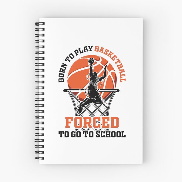Item preview, Born To Play Basketball Forced To Goto School Basket Ball Player Classic Gift Premium Apparel Funny Holiday Xmas designed and sold by DesignByHeartUK.