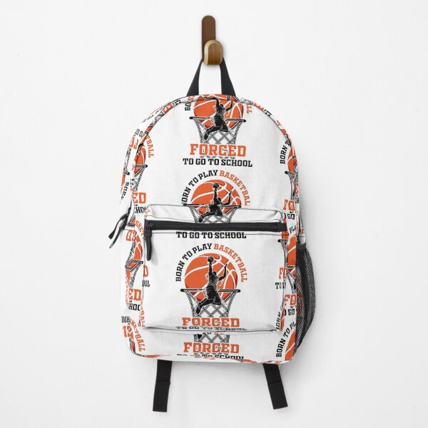 Item preview, Born To Play Basketball Forced To Goto School Basket Ball Player Classic Gift Premium Apparel Funny Holiday Xmas designed and sold by DesignByHeartUK.