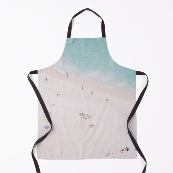 Item preview, Aerial Beach - Crowded Beach -Pastel - Ocean - Sea - Travel photography by Ingrid Beddoes designed and sold by Ingrid Beddoes Photography.